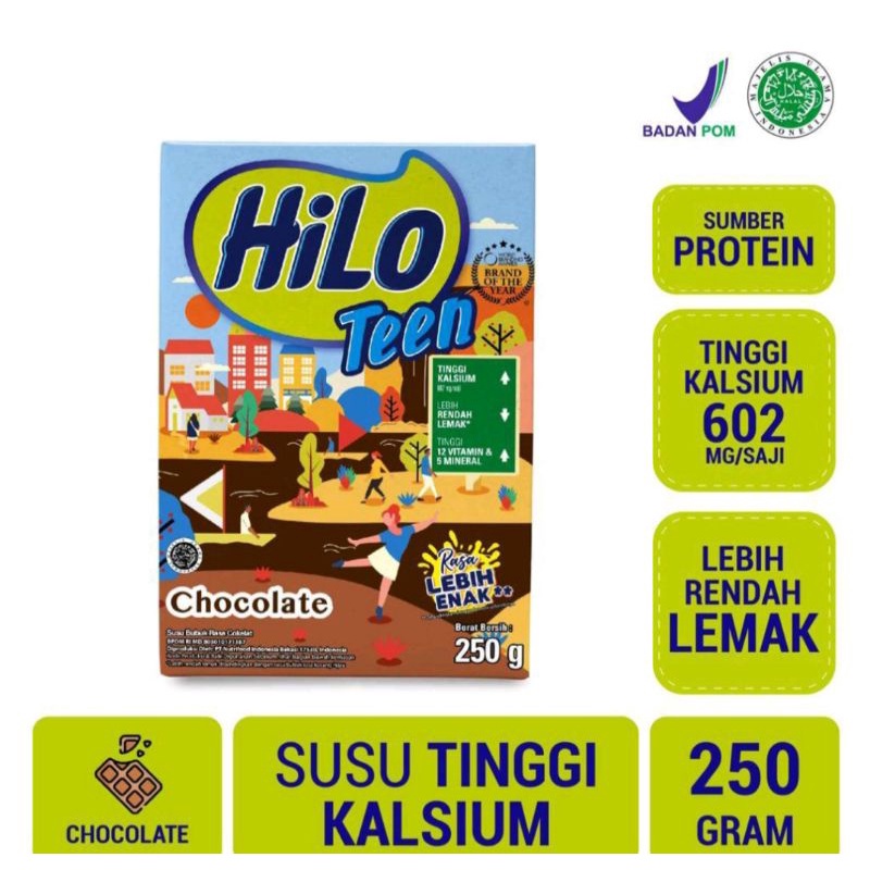 

Susu Hilo Teen Chocolate 250gr//Susu Hilo Coklat//Hilo