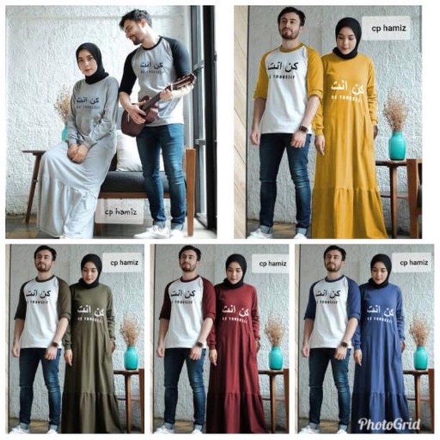 JC Cp hamiz / Baju pasangan muslim kekinian / couple muslim termurah