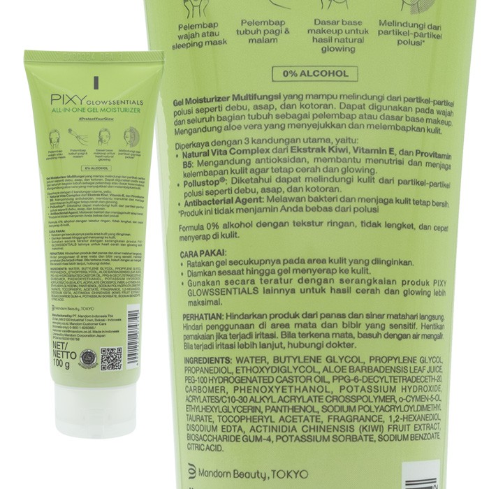 PIXY GLOWSSENTIALS ALL-IN-ONE GEL MOISTURIZER