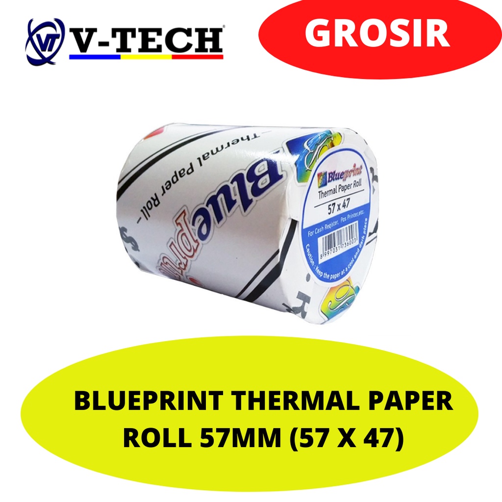 

PAPER ROLL THERMAL 57MM (57X47)