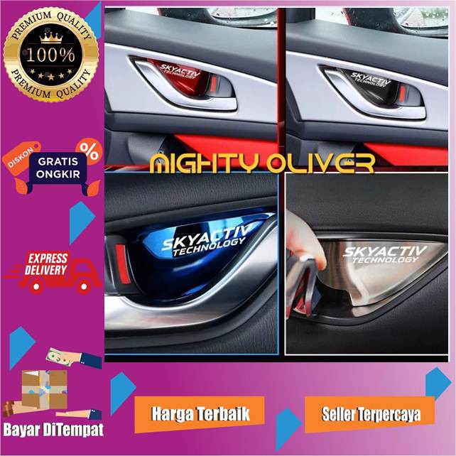 4 pcs GARNISH CHROME PINTU HANDLE HANDEL MAZDA 2 CX3 CX7 CX9 CX 5 CX5 CX-5