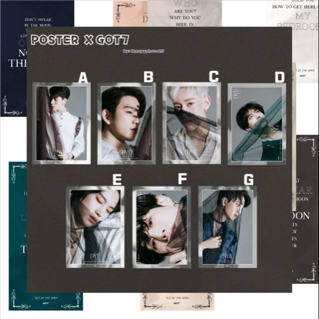 

POSTER GOT7 DYE [A4/ A3]