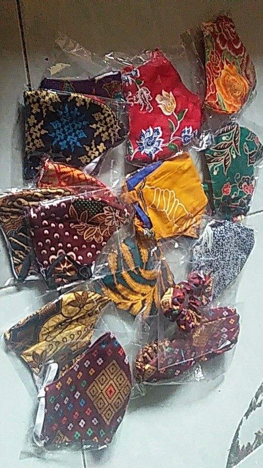Masker Batik Anak 3 Ply Dan 2 Ply