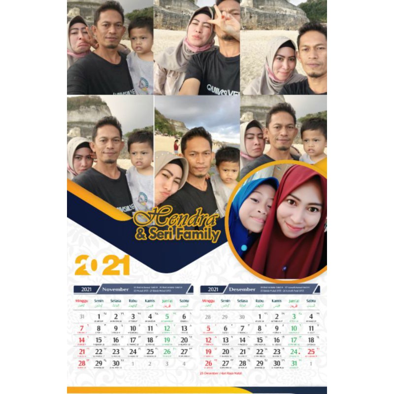 

terlaris....... kalender 6 halaman bisa pakai foto sendiri