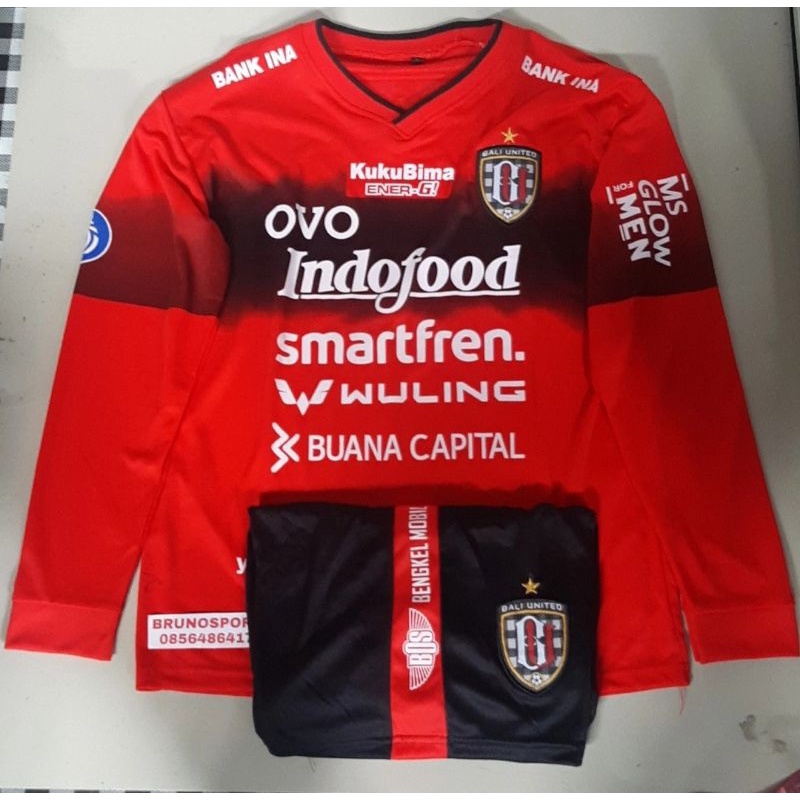 Stelan Jersey Lengan Panjang Persebaya & Bali utd