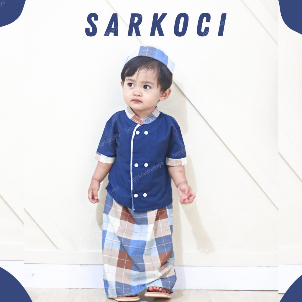 6bln-3TH BAJU MUSLIM KOKO SARKOCI ANAK BAYI by Little Koda ver 2 (SNI)