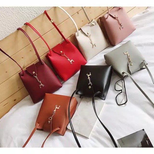 Terbaru  Tas Wanita Selempang Fashion Deer ( Rusa ) 100% ORIGINAL MDS
