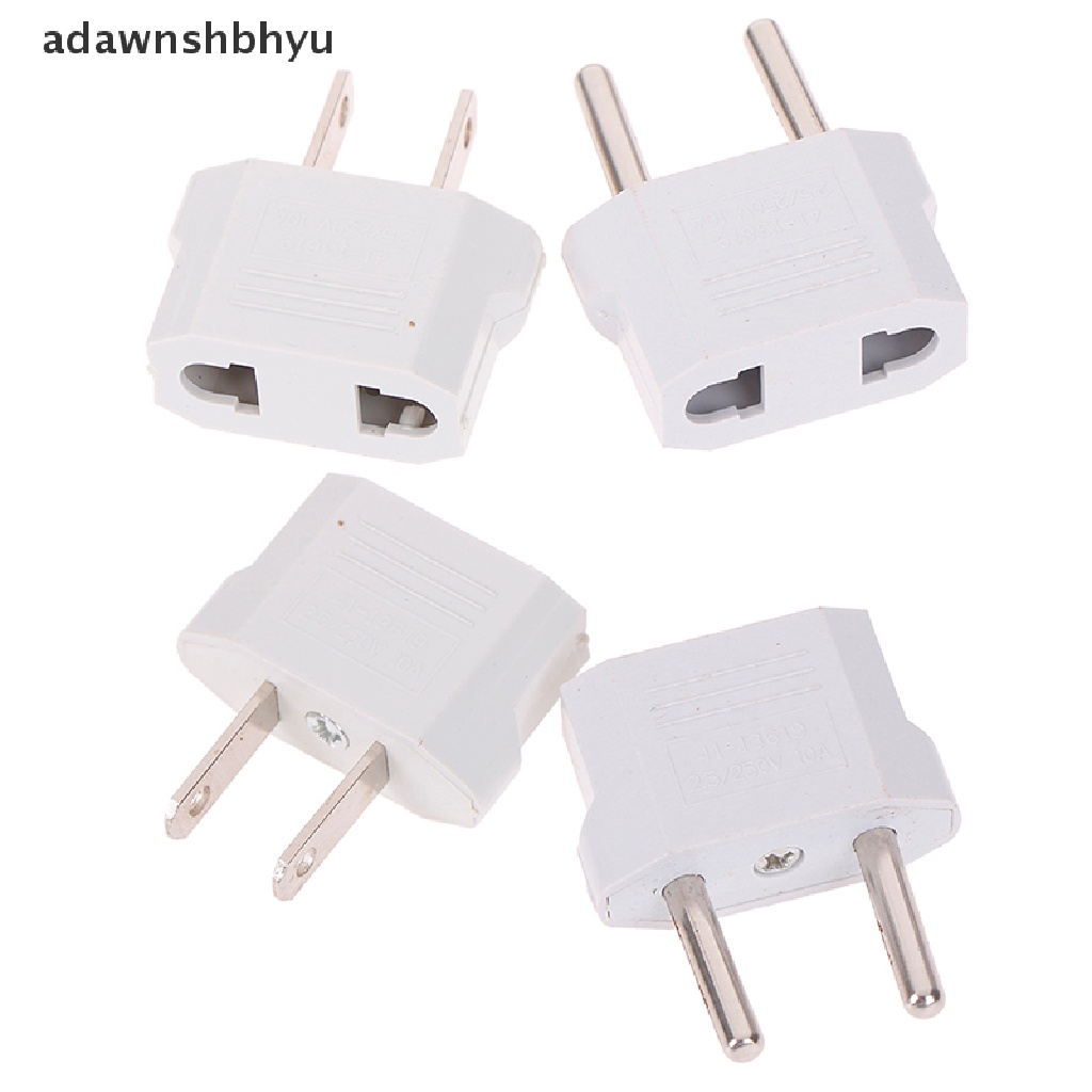 Adawnshbhyu 4Pcs Eropa usa eu to us plug us to eu plug travel charger adapter converter