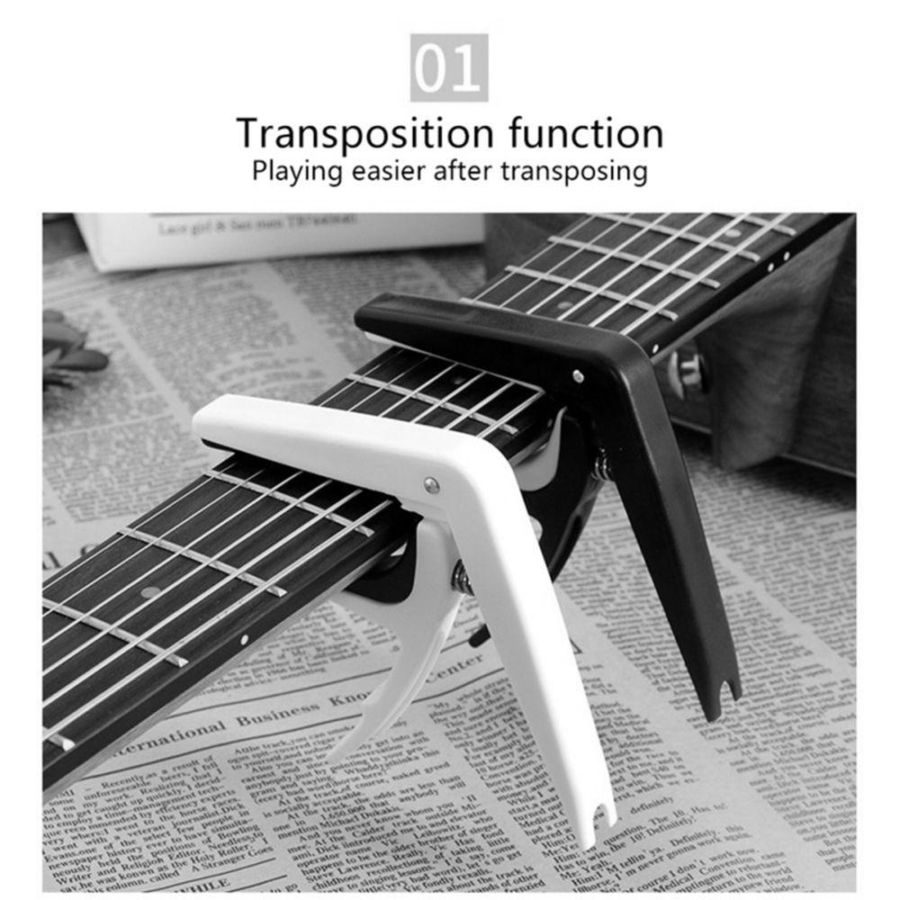 Needway Gitar Capo Trigger Transpose Clip Electric Tuned Musical Tune Penjepit