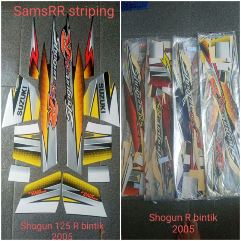 Striping SHOGUN 125 R  2005