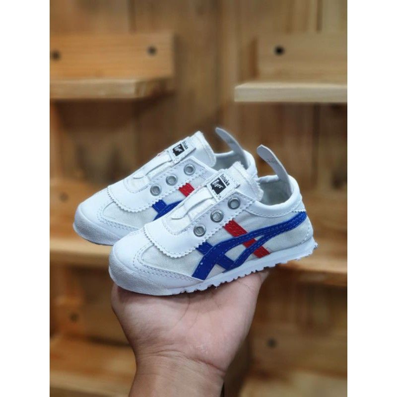 Sepatu Anak Slip On 0nitsuka / Sepatu Anak Cowok Cewek / Sepatu Sneaker Anak / Sepatu Anak Laki Laki Perempuan / Sepatu Anak Premium Import Quality