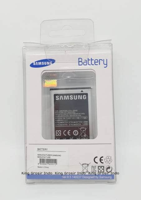 dc88 - Baterai Samsung Galaxy Ace1 S5830 S6310 S6810 S7500 Original 100% Battery Galaxy Ace Ace 1