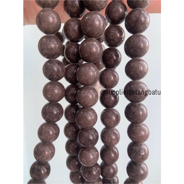 BROWN CORAL 12mm SERAT KAPUR LIMITED bahan kesehatan premium akik