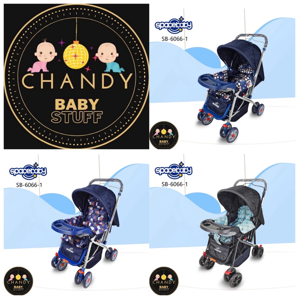 STROLLER SPACE BABY BISA DORONG DUA ARAH SB 6066-1