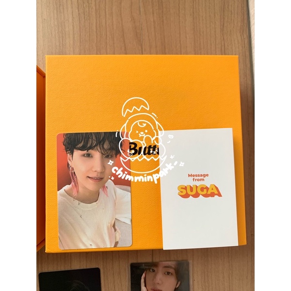 BOOKED suga yoongi BUTTER unsealed album cream version bts official photocard
