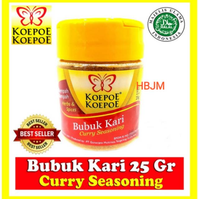 

BUBUK KARI 25 GR CURRY SEASONING - KOEPOE KOEPOE
