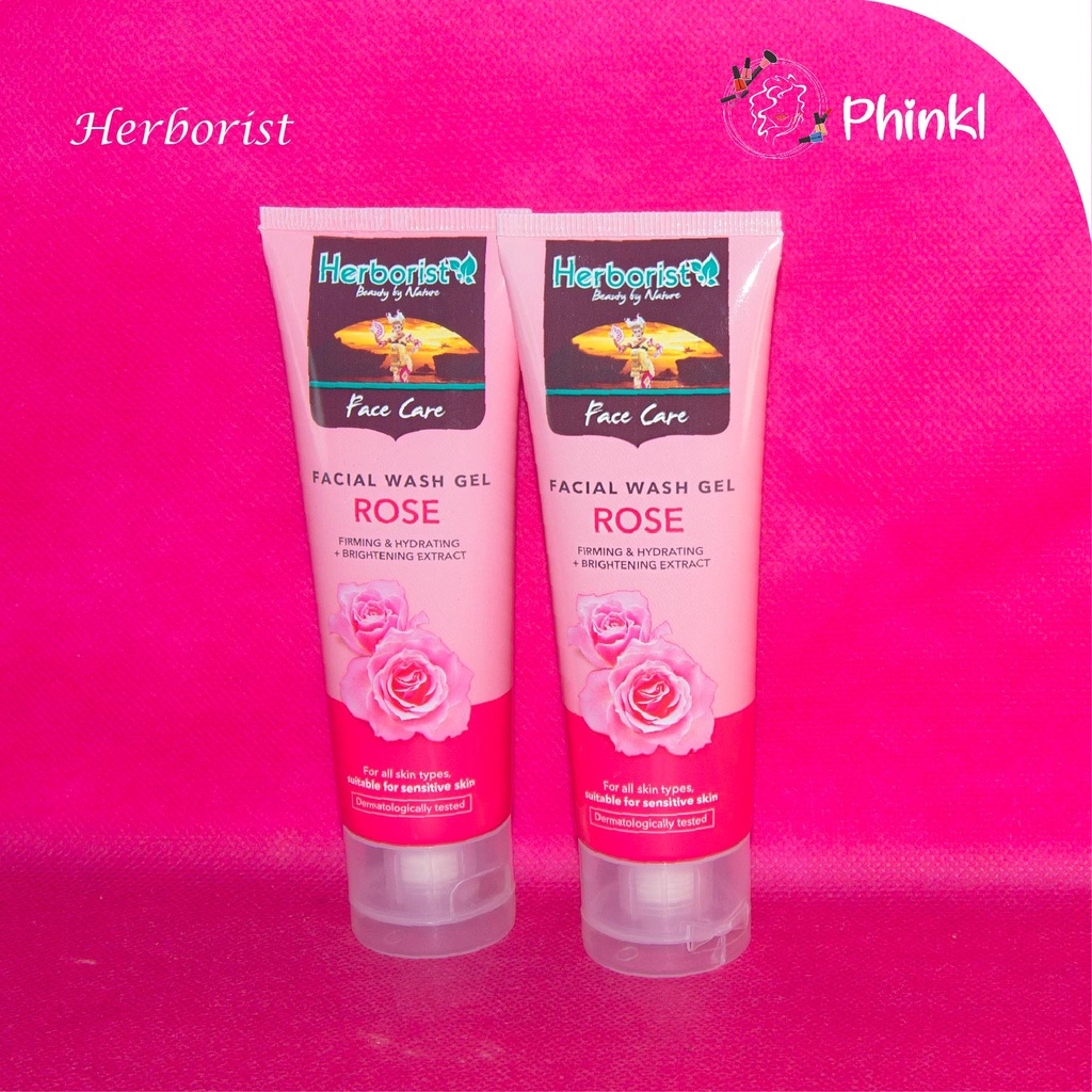 `ღ´ PHINKL `ღ´ 𝕙𝕖𝕣𝕓𝕠𝕣𝕚𝕤𝕥  Herborist Rose Facial Wash pembersih wajah bahan mawar alami  sabun cuci muka