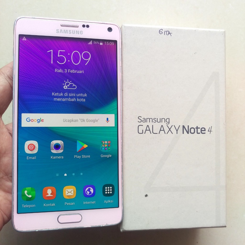 Samsung Galaxy Note 4 Ex Garansi Indo Resmi SEIN N910H