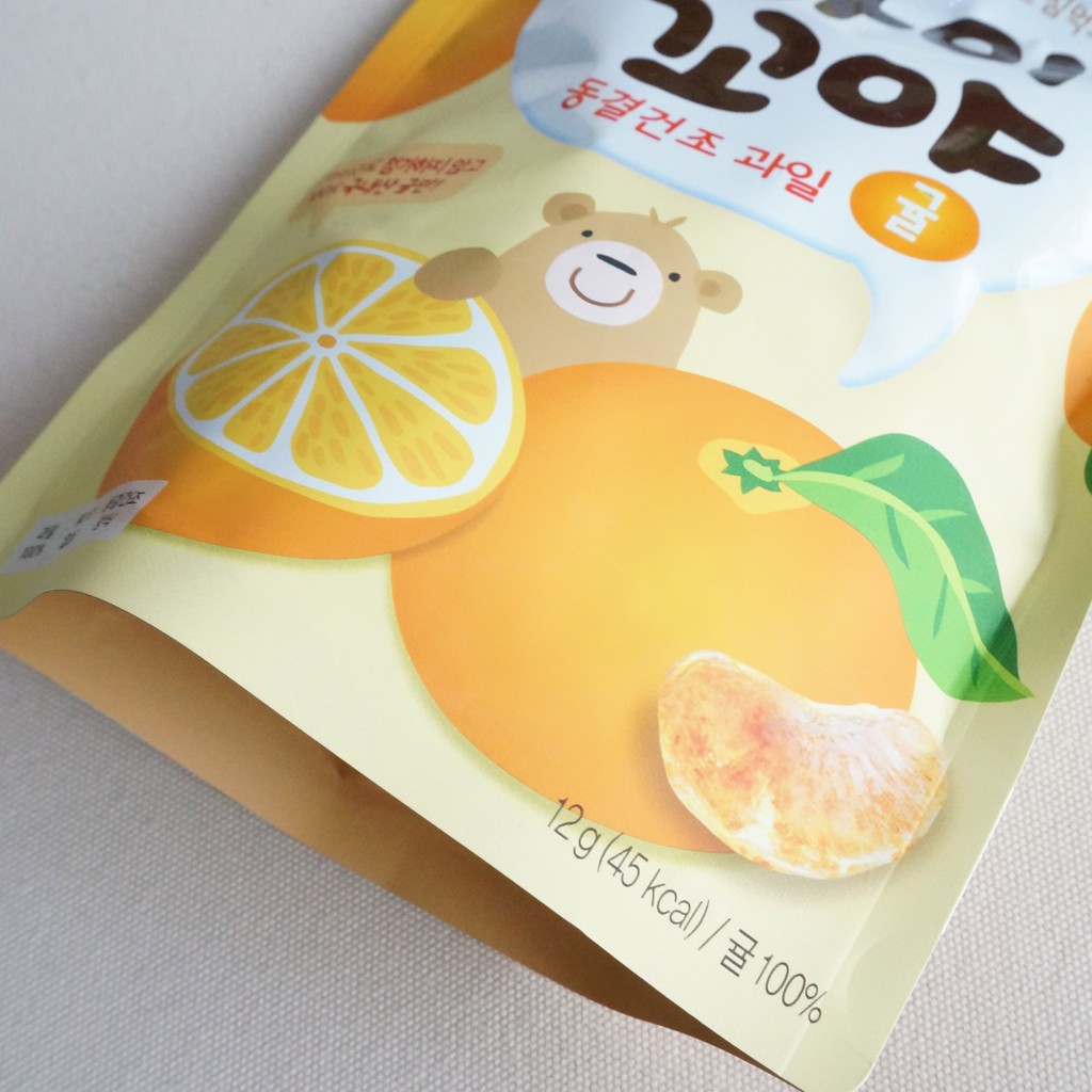 Baby Snack Korea Namyang Freeze Dried Fruit Orange Snack Bayi Korea