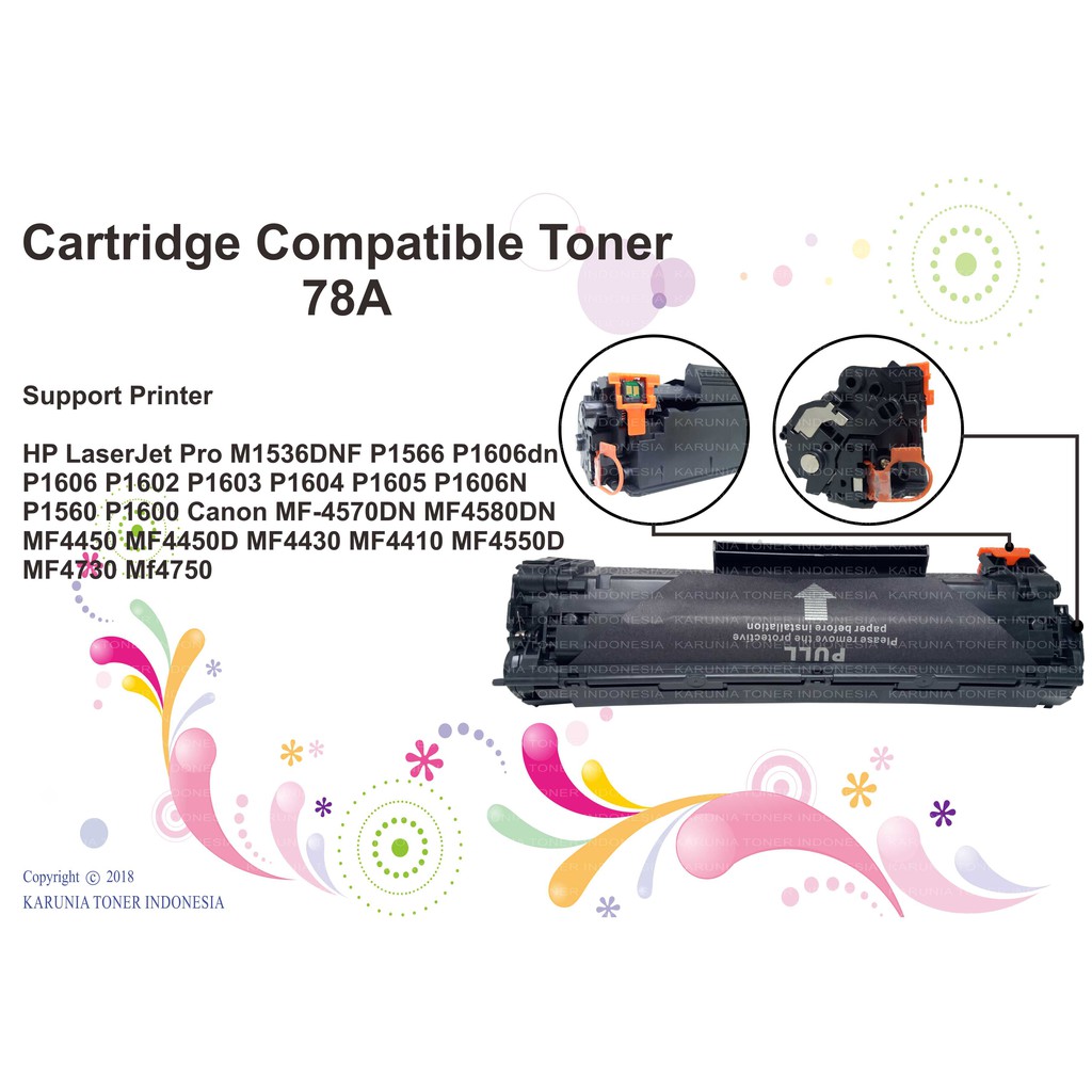 Compatible Toner Laser Jet 78A CE278A Termurah