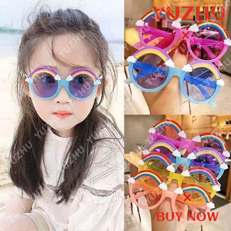 （YUZHU）COD Kacamata Hitam Anak New Trend/Fashion Anak Terbaru Pelangi kacamata hitam High Quality Import Kacamata Fashion