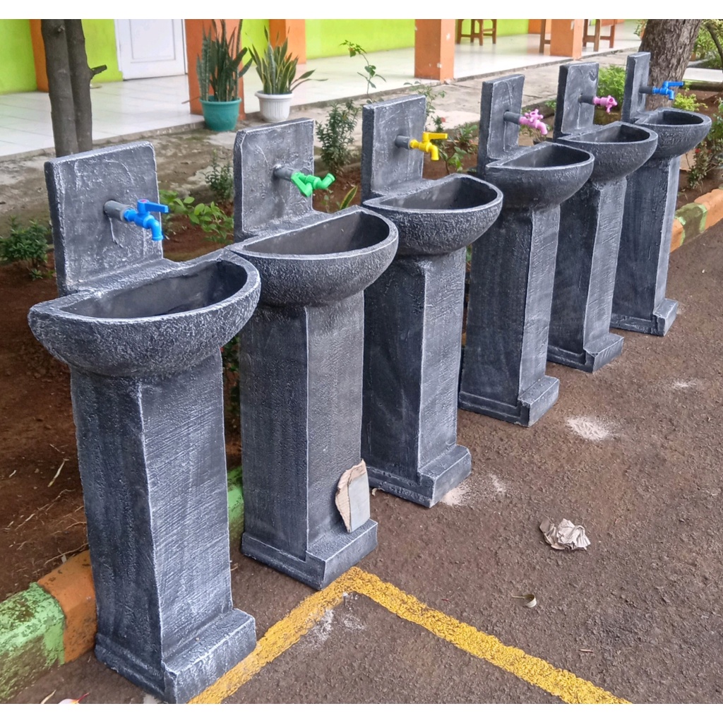 Wastafel murah / wastafel taman / wastafel batu minimalis