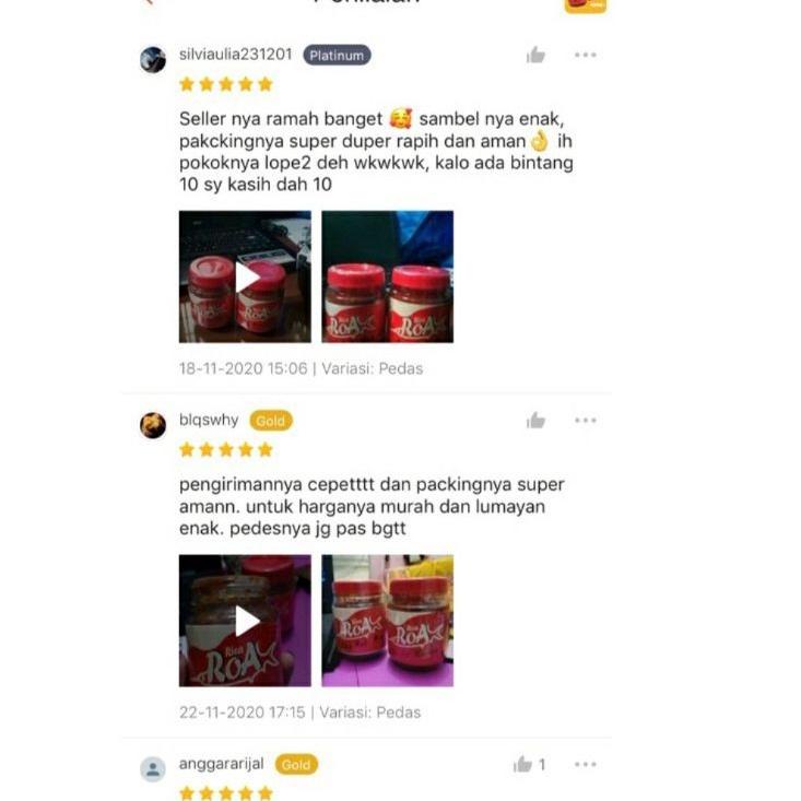 

TOP PRODUCT SAMBAL ROA ASAP/SAMBEL ROMAJU 2888 Ł
