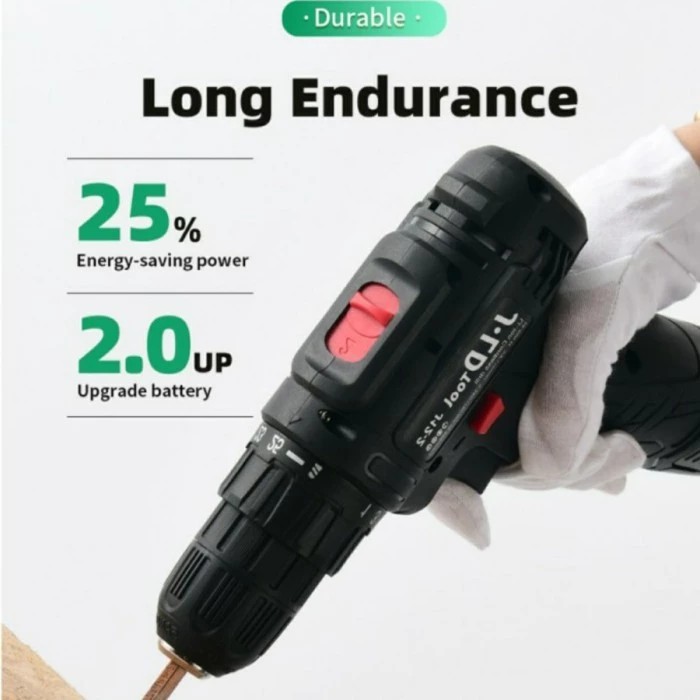 MESIN BOR TANGAN | J12-S | BOR CORDLESS |12V | POWER TOOLS | JLD TOOLS