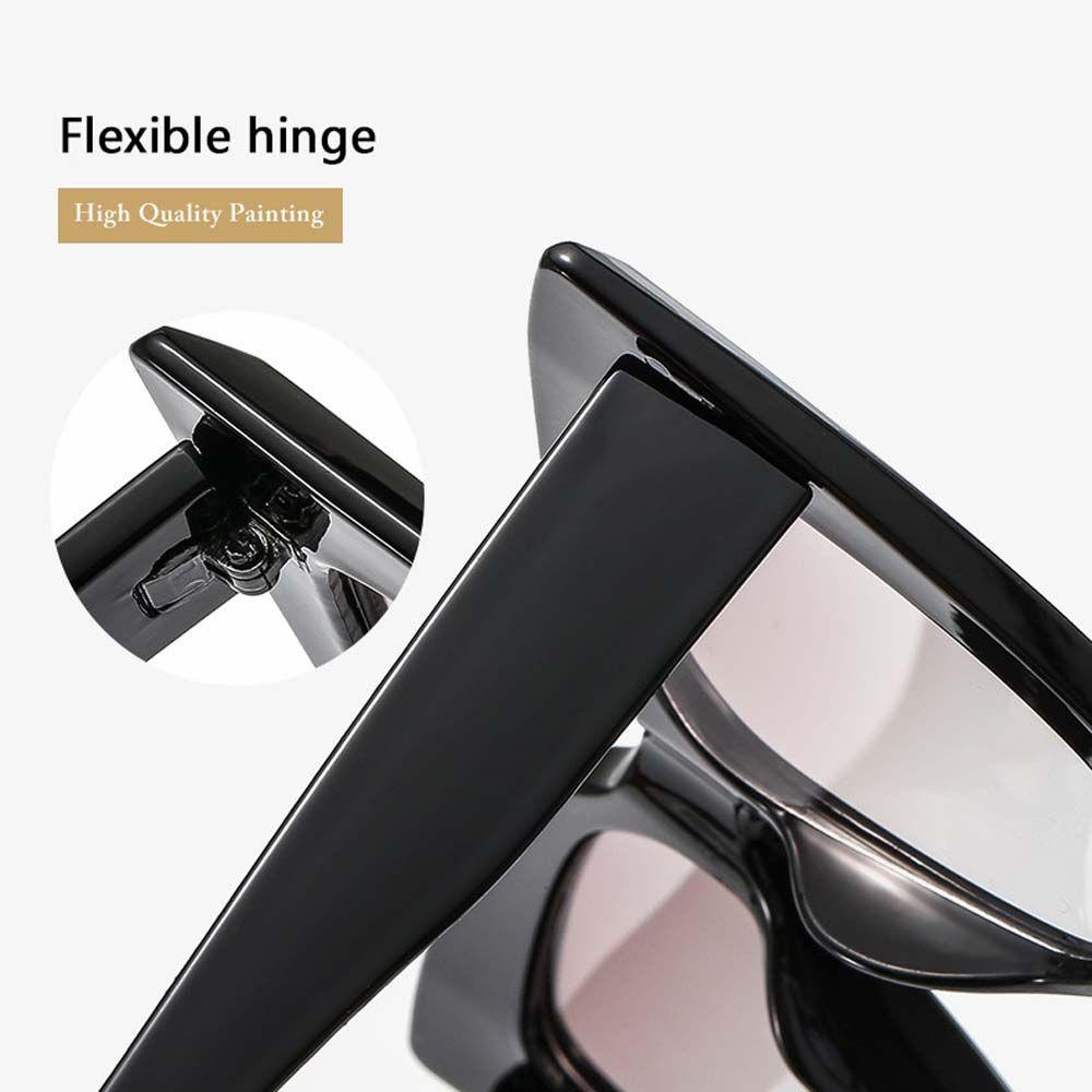 Kacamata Hitam Mata Kucing AUGUSTINA Kepribadian Seksi Bingkai Besar Anti-UV Oversized Sun Eyewear Korean Style Sunglasses