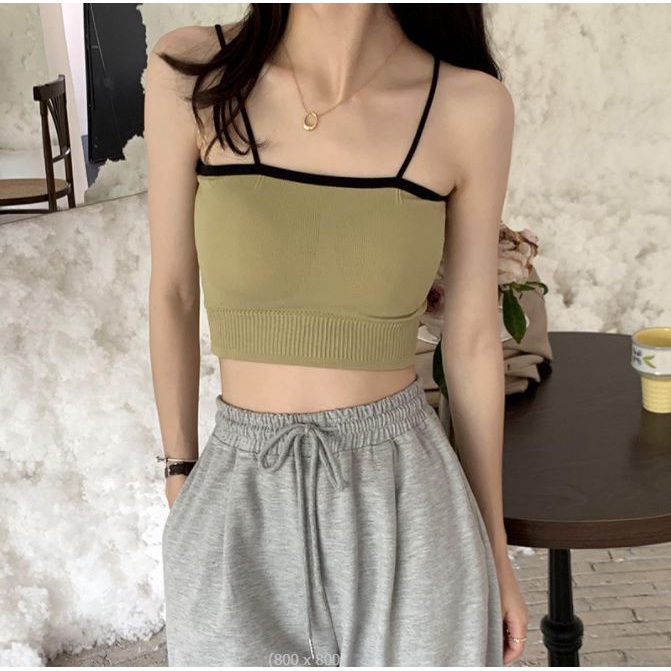 BV.ID BR587 TANKTOP BRA KEMBEN SINGLET CROP TALI BISA DI LEPAS PAKAIAN DALAM WANITA SEXY