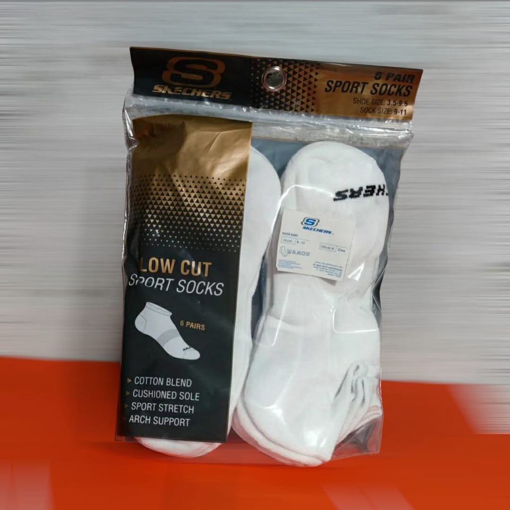 Kaos Kaki Low Cut Sports & School Skechers Original