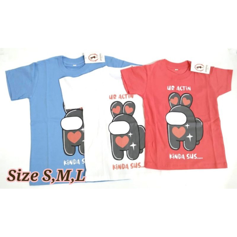 tshirt kaos anak among us