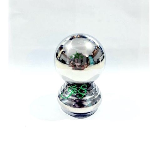 MAHKOTA BOLA (DUDUKAN 1&quot;+BOLA 1¼&quot; INCH+BAUT) STAINLESS STEEL