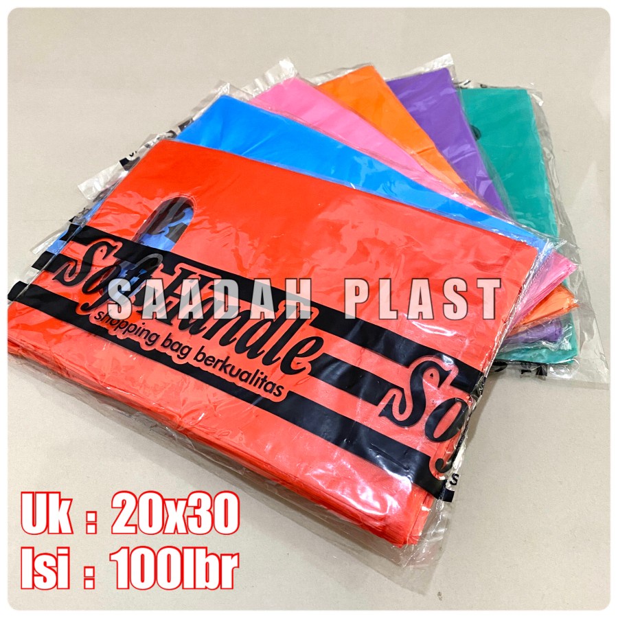 

Kantong Plastik Oval Polos Pond Plong 20x30 - HD Shopping Bag Warna