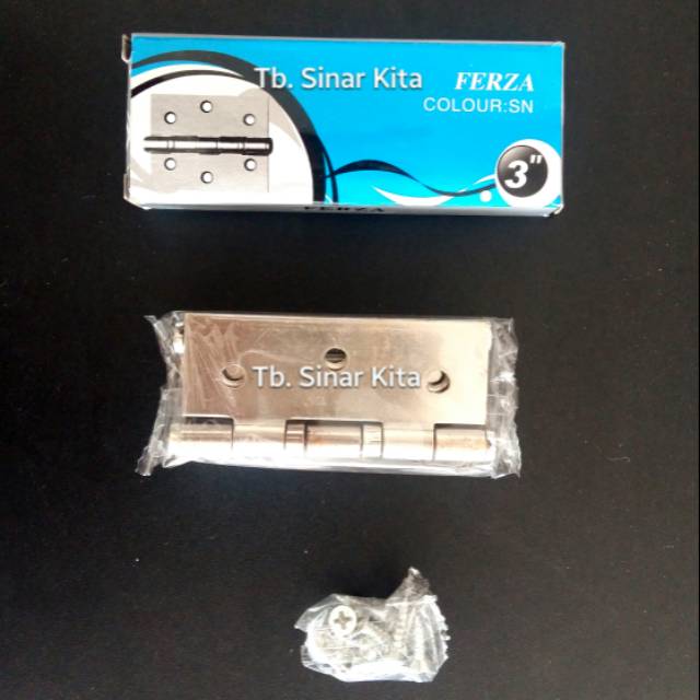 Engsel Pintu | Engsel Jendela Putih/ Kuning 3" - FERZA