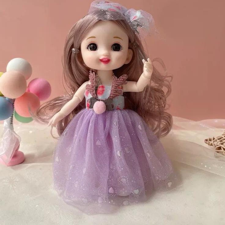 Promo Terheboh New Boneka BJD Tertawa Cantik Full Aksesoris Mewah Rambut Super Panjang