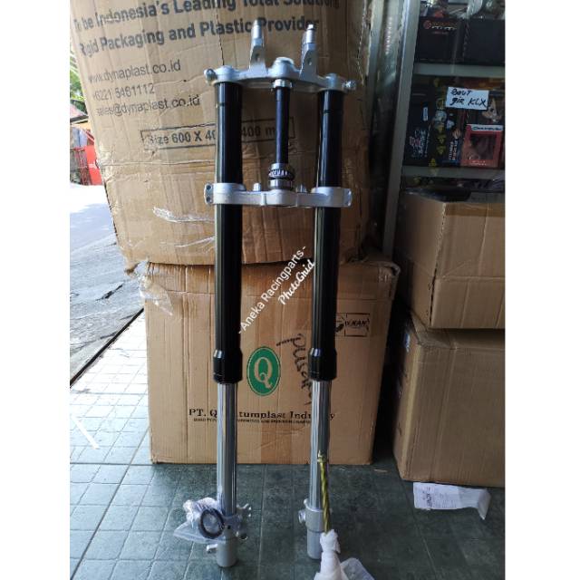 Shock depan usd kx 85 satu set shock belakang klx 140 ori japan pnp klx 150