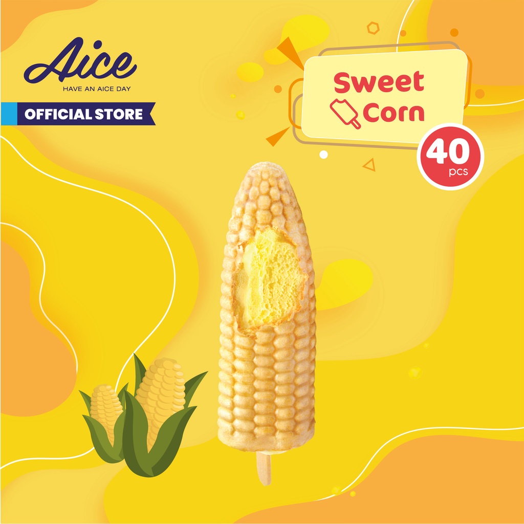 

Aice Ice Cream Sweet Corn ( 1 karton = 40 pcs )
