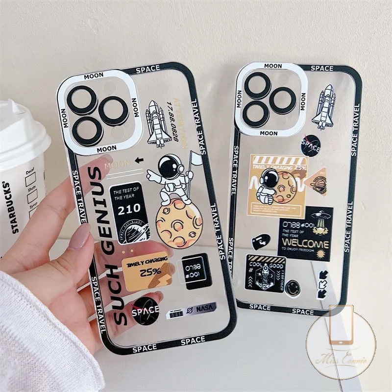 Casing TPU Redmi 10C 9 10 9C 9A 9T 9C NFC M3 M4 Pro Redmi Note 11s 10 9 10s 9s 11 Pro Max Plus X3 Pro Motif NASA