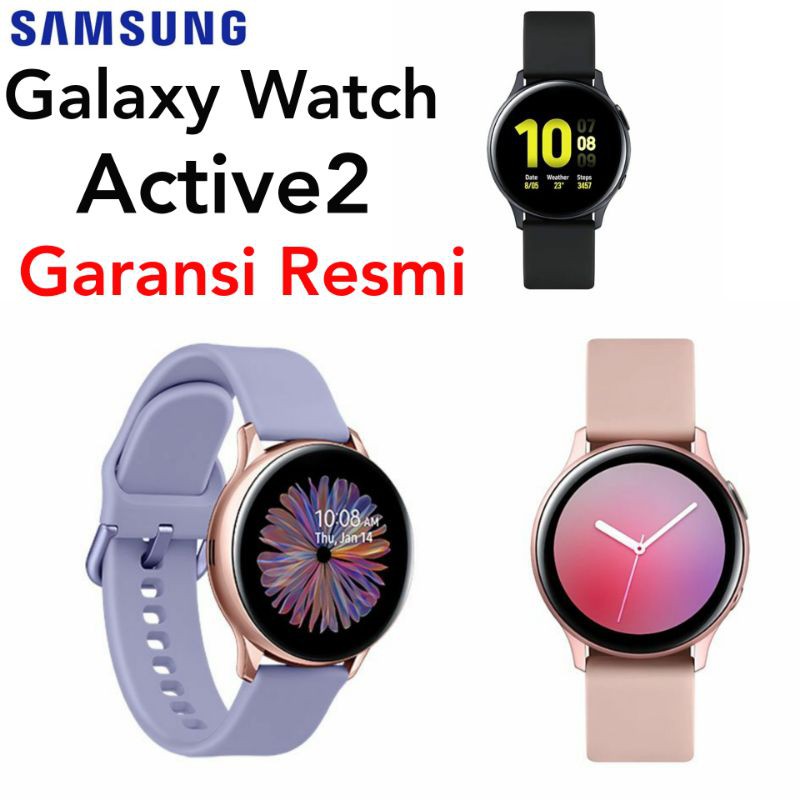 Samsung Galaxy Watch Active 2 40mm 44mm Steel Garansi Resmi SEIN Jam