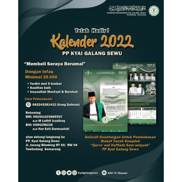 

Berinfaq Gratis Kalender