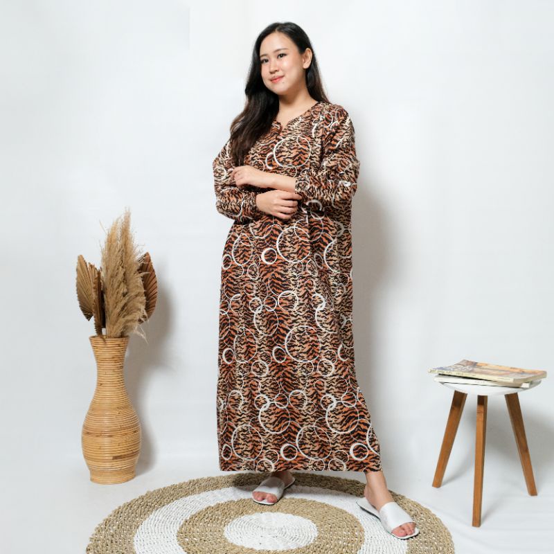 Daster habel busui lengan panjang gamis merk Verell-35