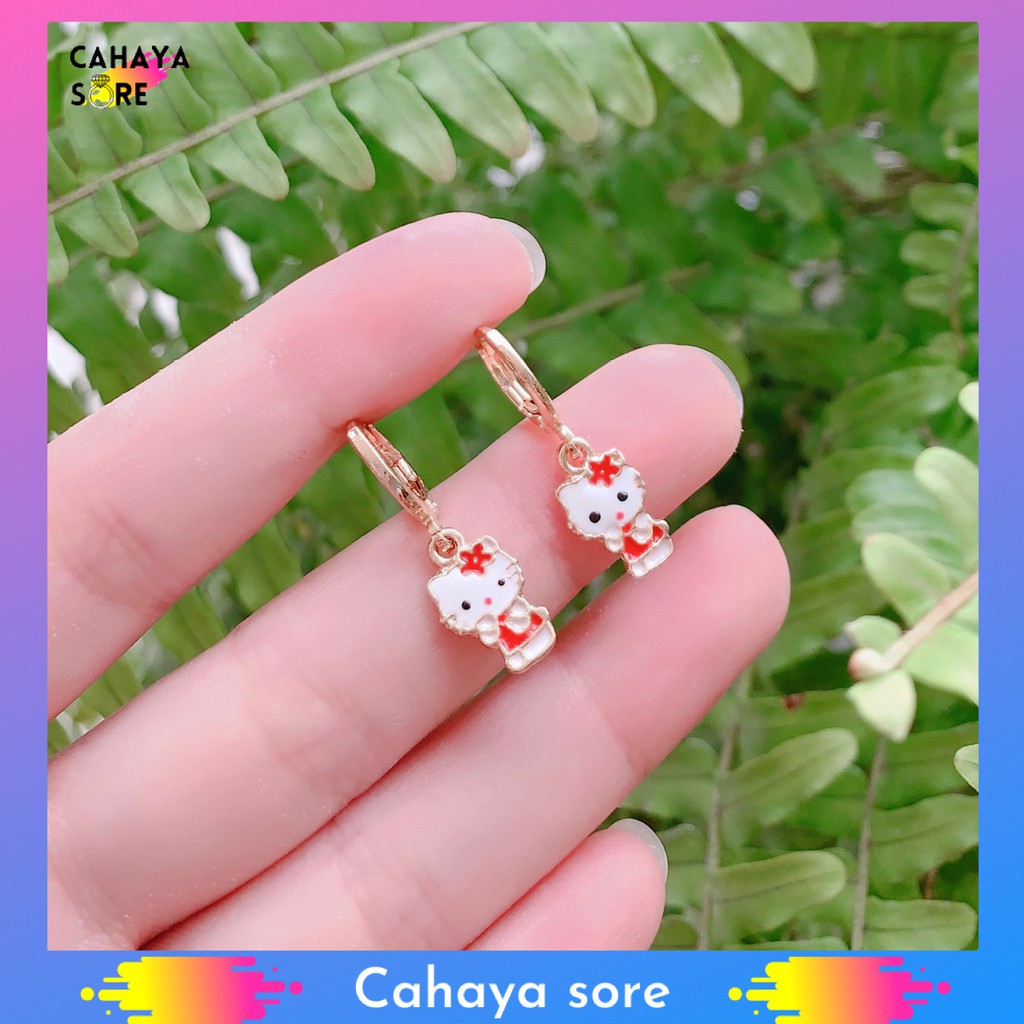 Anting Xuping Gold Anting Anak Model Clip Kucing Cantik AA13