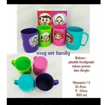 mug family set