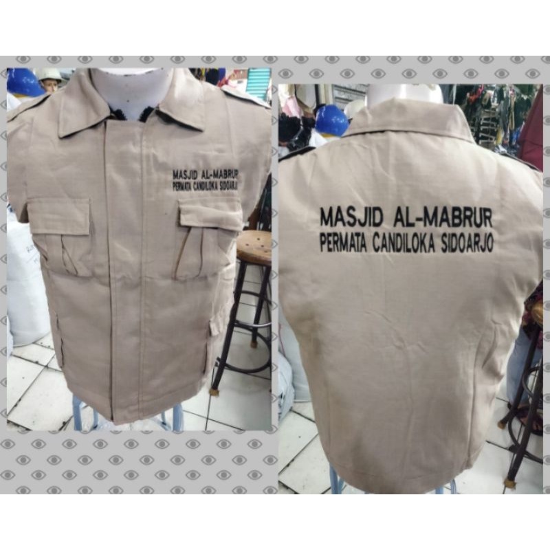 rompi panitia masjid#rompi majlis#rompi costom brodir