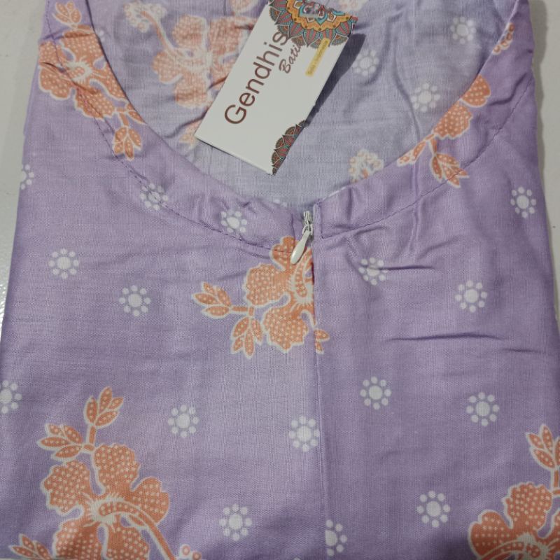 daster gendis jumbo XXXL busui, hamil LD 130 PB 110 saku kanan, rayon adem-G tiara ungu