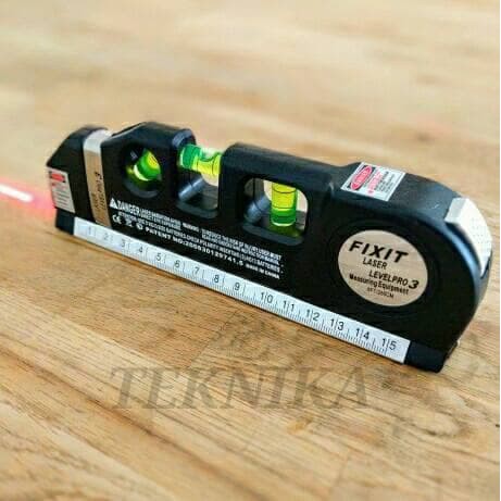 Alat Ukur Multifungsi Waterpass Laser Level Vertikal Horizontal Meteran