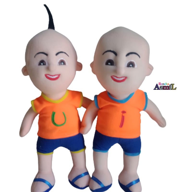 Boneka Upin Ipin sepasang 1 set/ harga sepasang