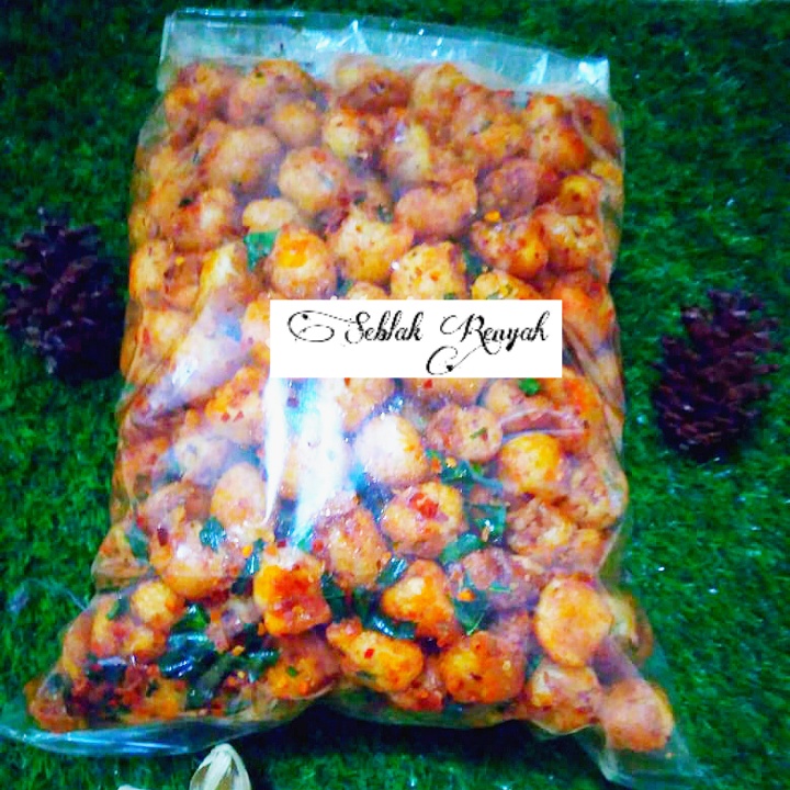 

Siomay mini kering Extra pedas Daun jeruk Netto 1kg