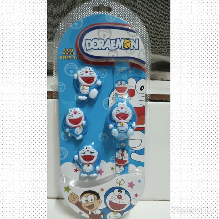 SALE    Jam Tangan Kepala Doraemon / Jam Tangan Anak Karakter Doraemon